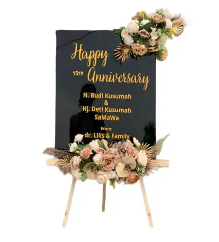 Papan Bunga Akrilik Alama