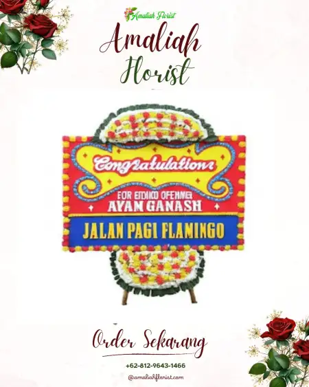 Sewa Papan Bunga Alama